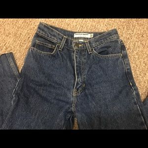 American Apparel High Waist Jeans, Size 25
